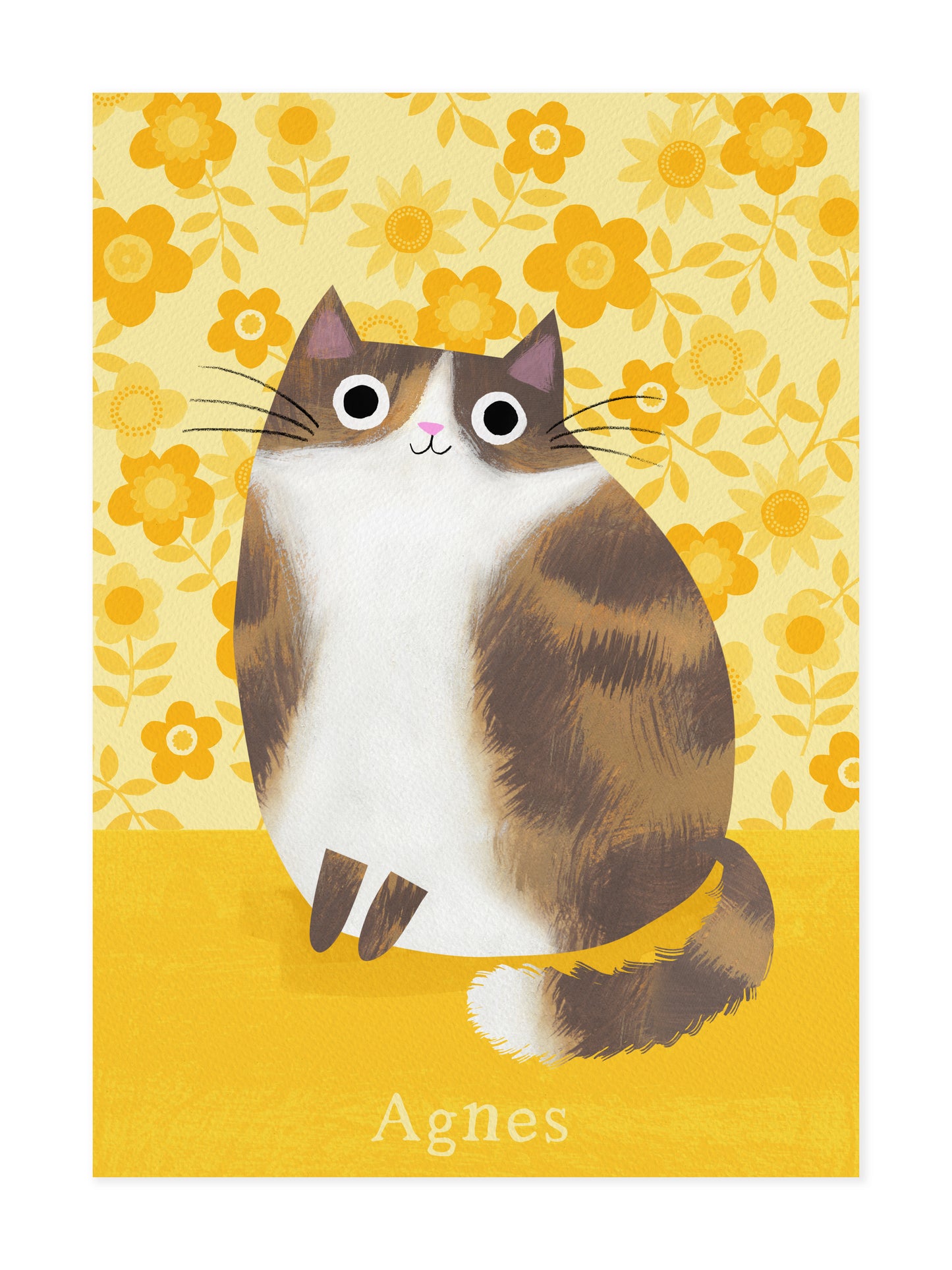 Custom Cat Portrait | The Buttercup Garden Edition | Angie Rozelaar