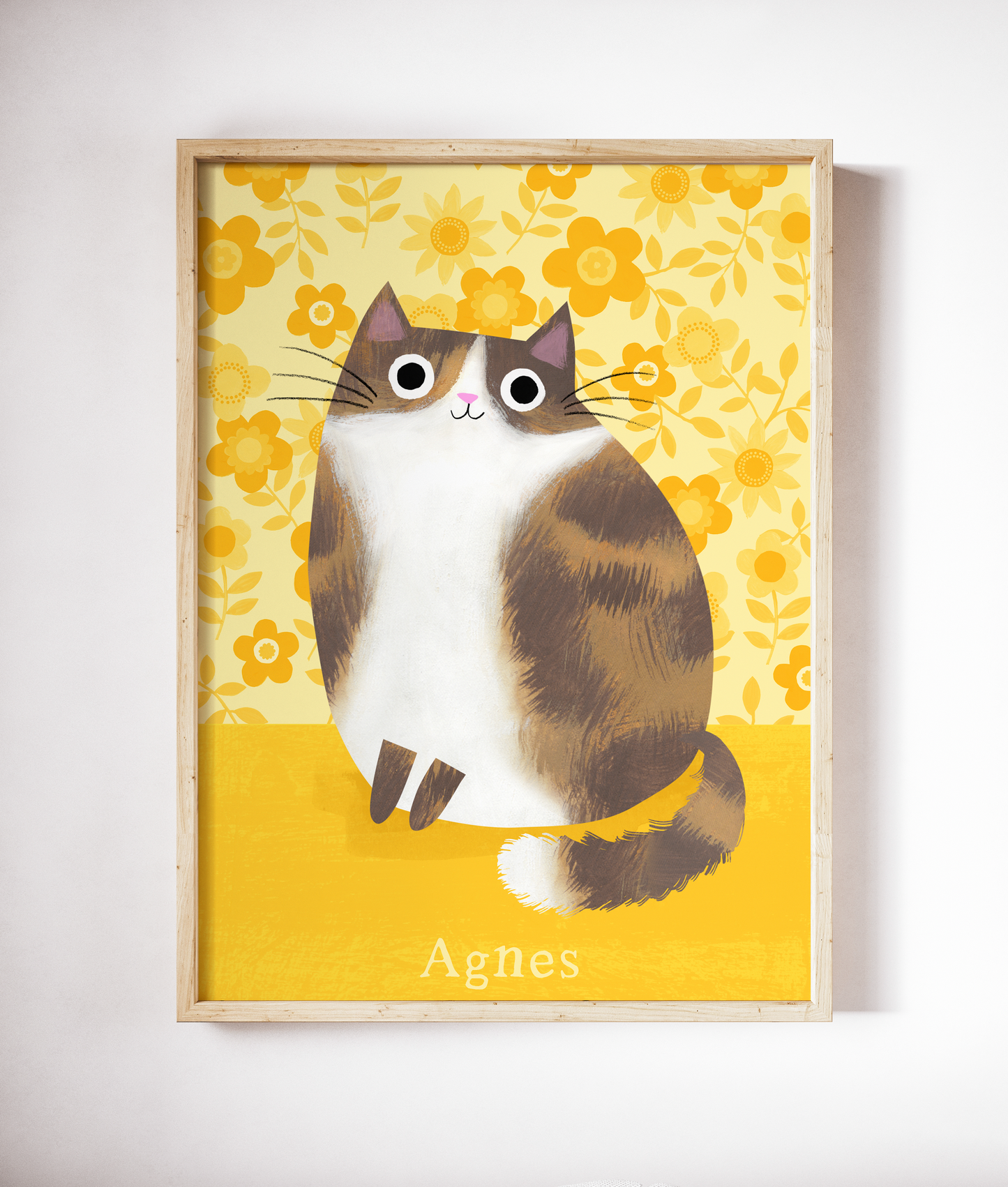 Custom Cat Portrait | The Buttercup Garden Edition | Angie Rozelaar