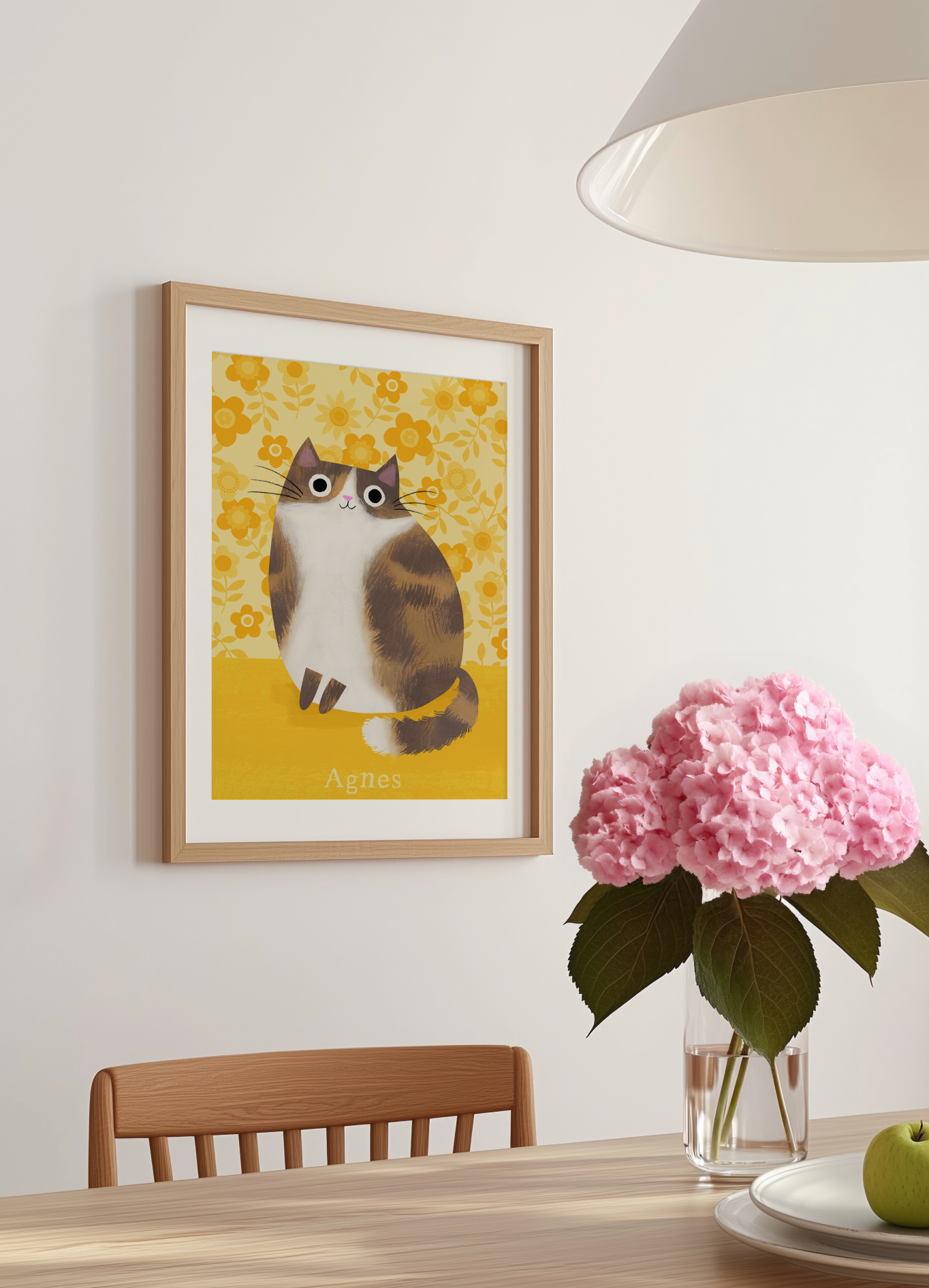 Custom Cat Portrait | The Buttercup Garden Edition | Angie Rozelaar